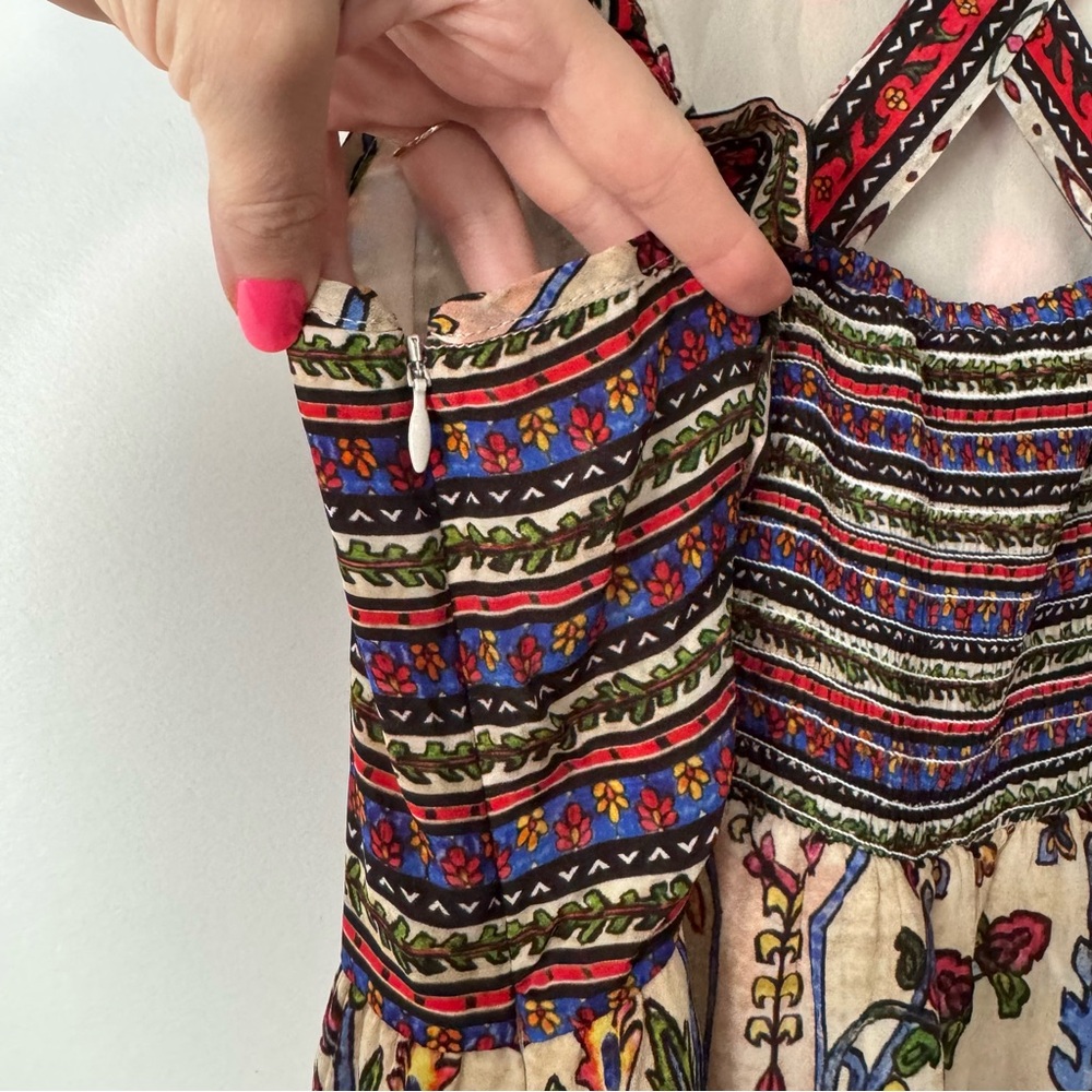 SOLD Anthropologie Vineet Bahl Valerie Embroidered Maxi Dress - Picture 9 of 9